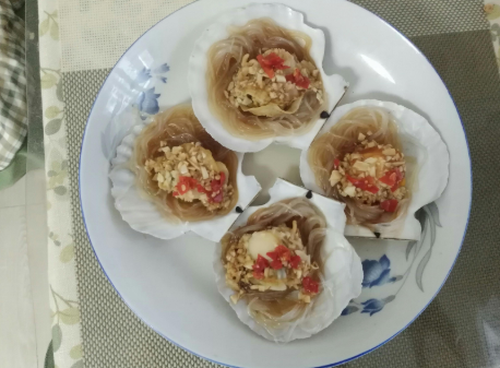 买现成的蒜蓉粉丝扇贝的做法