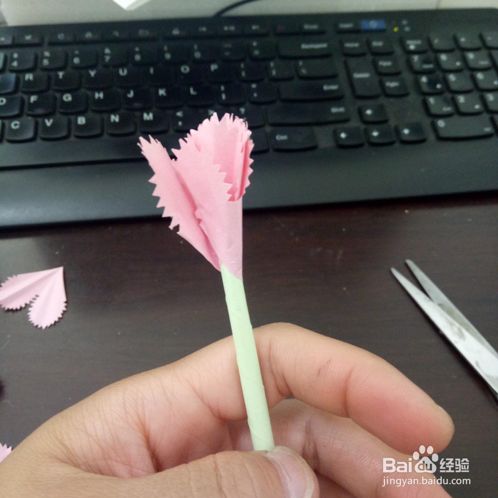 拆纸花手工制作