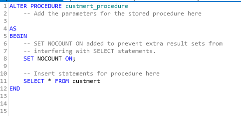 如何使用SQL DB Studio生成存储过程的ALTER语句