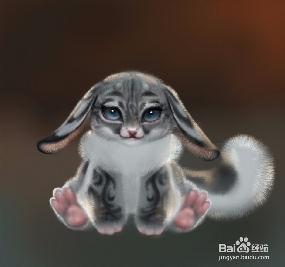 垂耳兽绘画教程