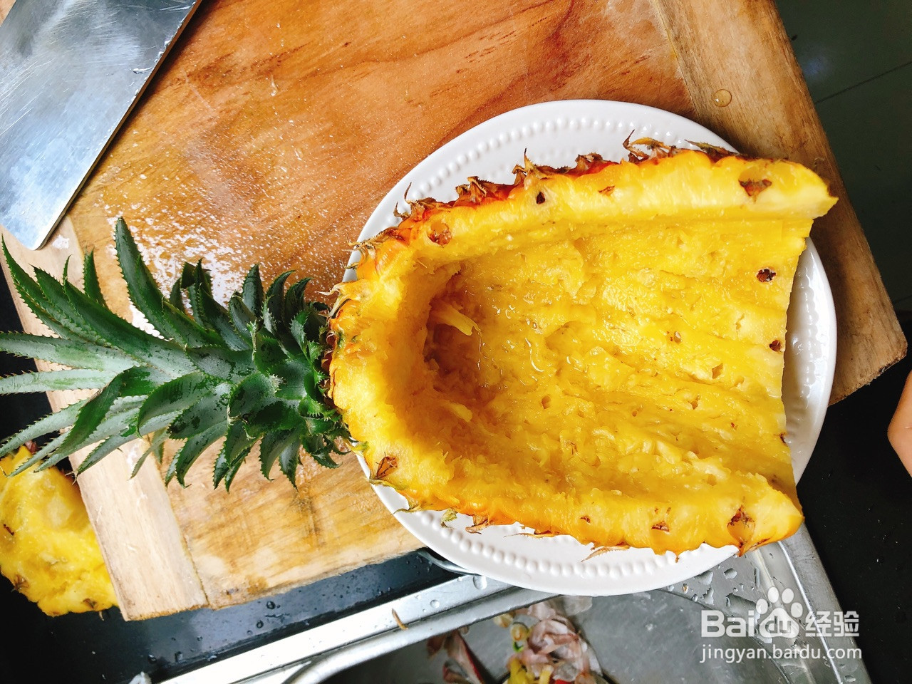 菠萝炒饭的做法