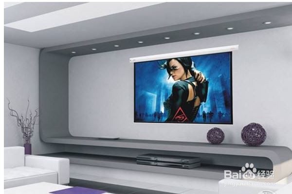 家里没有白墙怎么投影