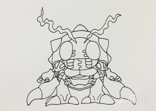 甲虫兽怎么画