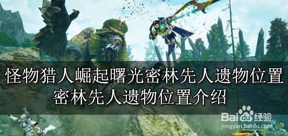 怪物猎人崛起曙光密林先人遗物位置