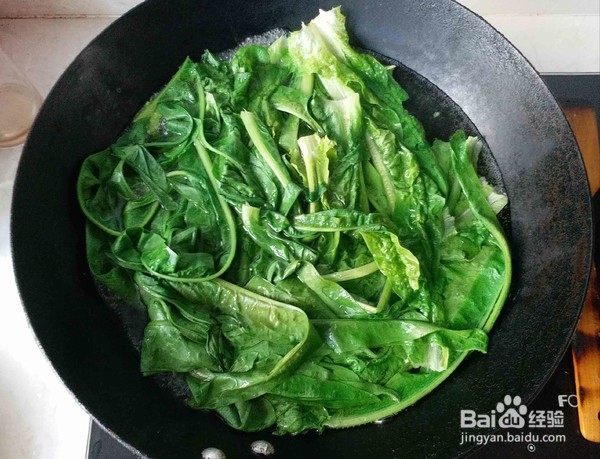 爆炒蚝油莴笋叶