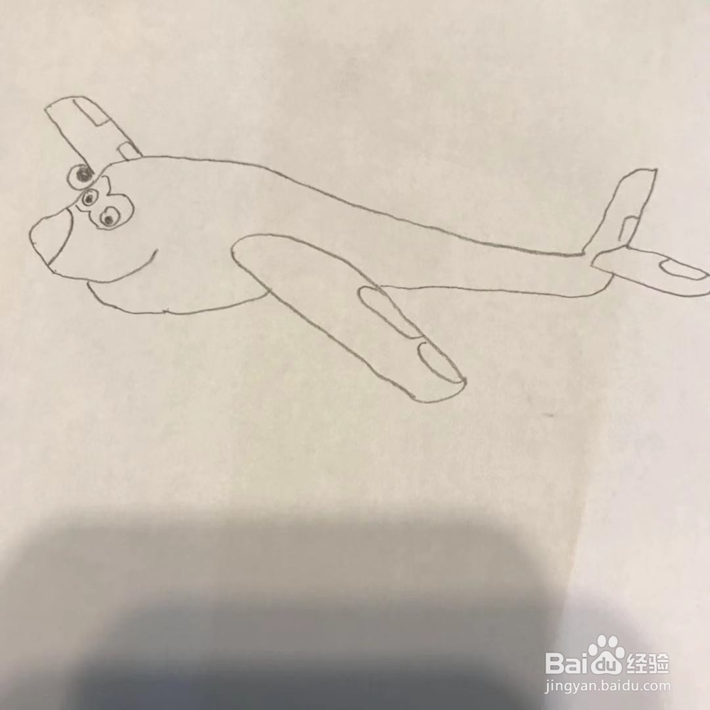 飞机怎么画呢