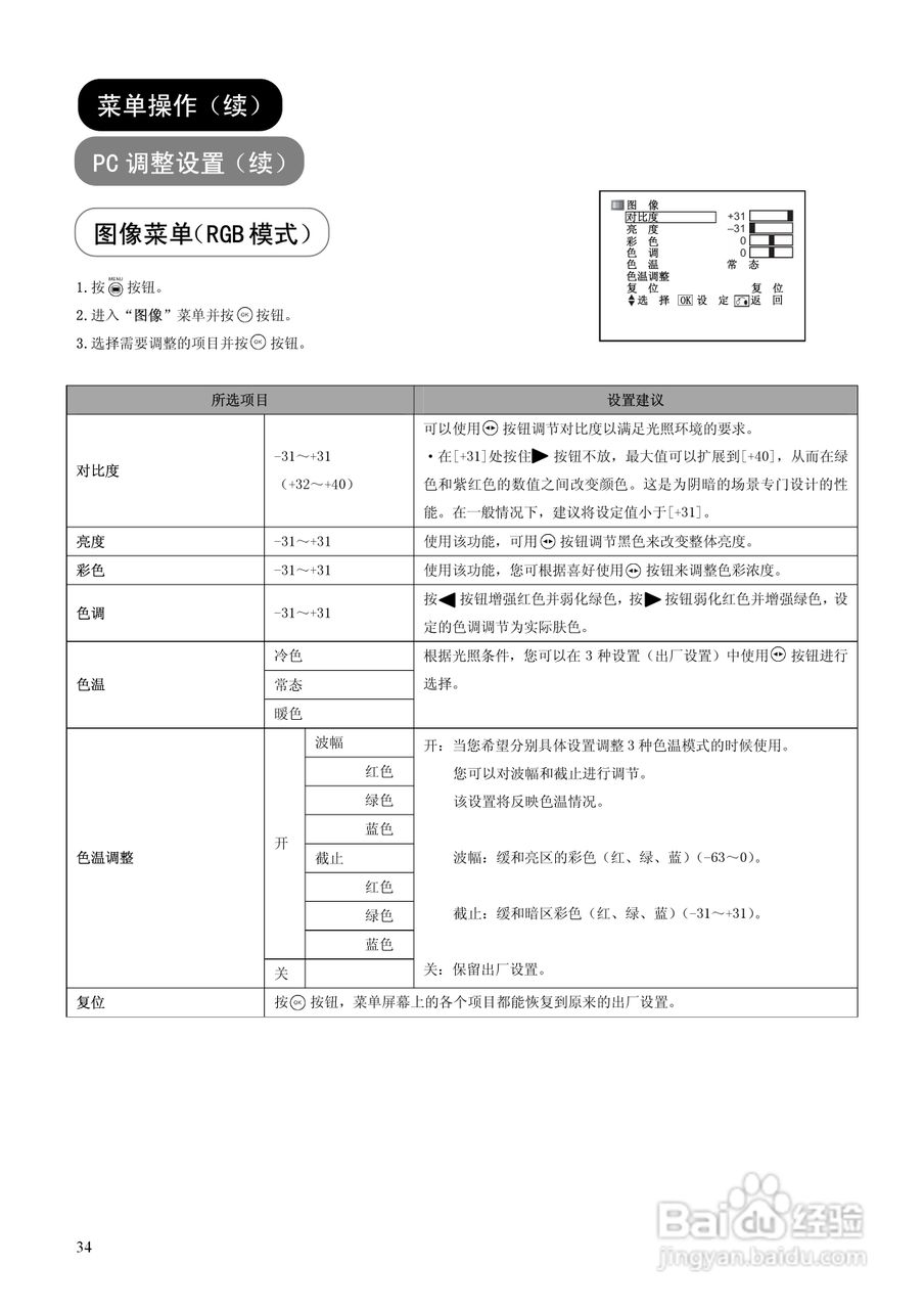 日立等离子彩色电视机P60X101C型使用说明书:[4]