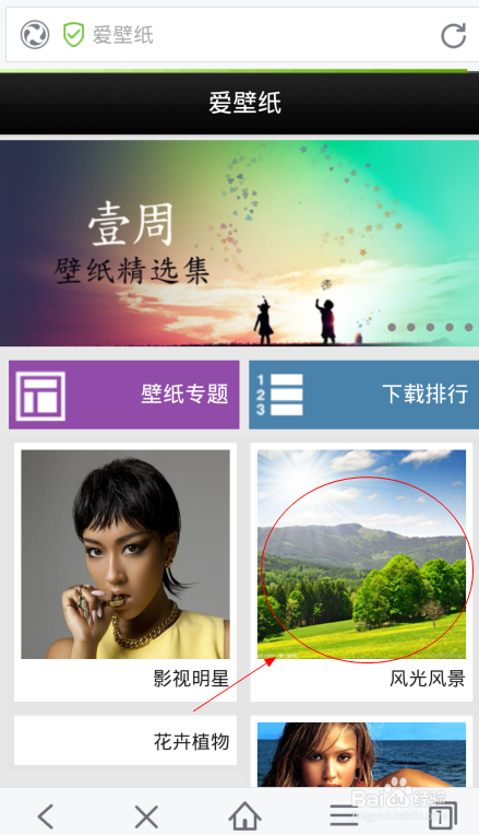 掌中百度如何更换主题
