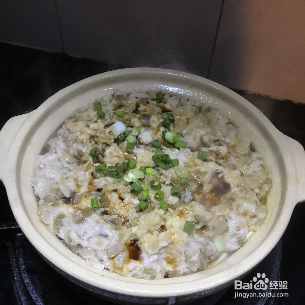 妈妈教我做的榨菜肉沫豆腐