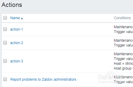 如何在zabbix的动作中修改操作？