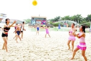 如何打好气排球？