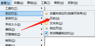 Win版蚂蚁浏览器如何查看历史记录？