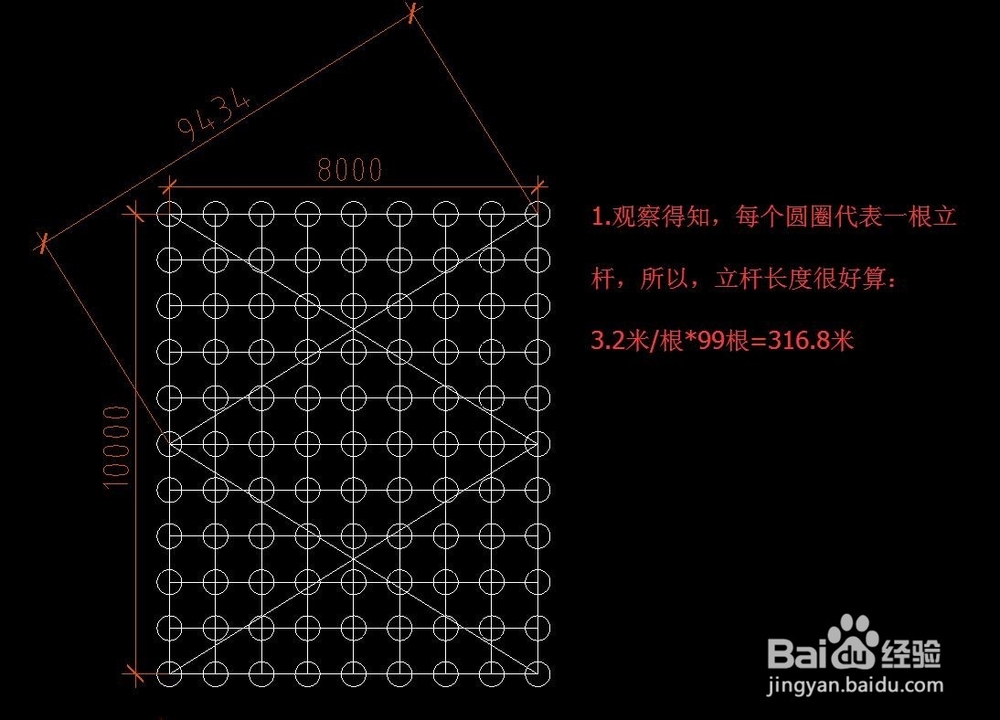 怎么计算内架钢管扣件使用量