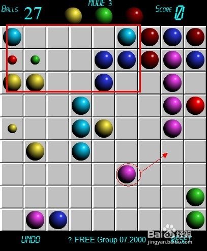 五子彩球小游戏攻略