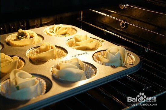 烤花型豆腐鲜肉饺子