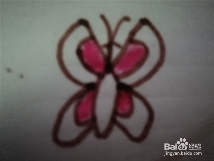 怎么样用简笔画画出蝴蝶