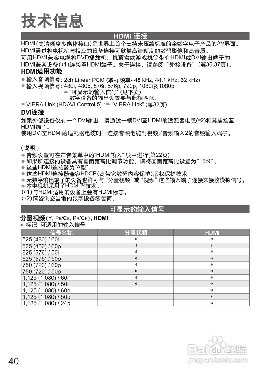 松下TH-P42C22C液晶彩电使用说明书:[4]