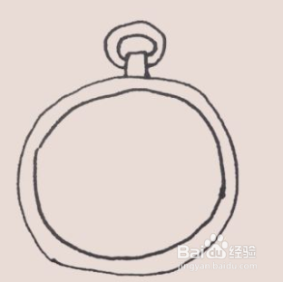 手绘简笔画之指南针