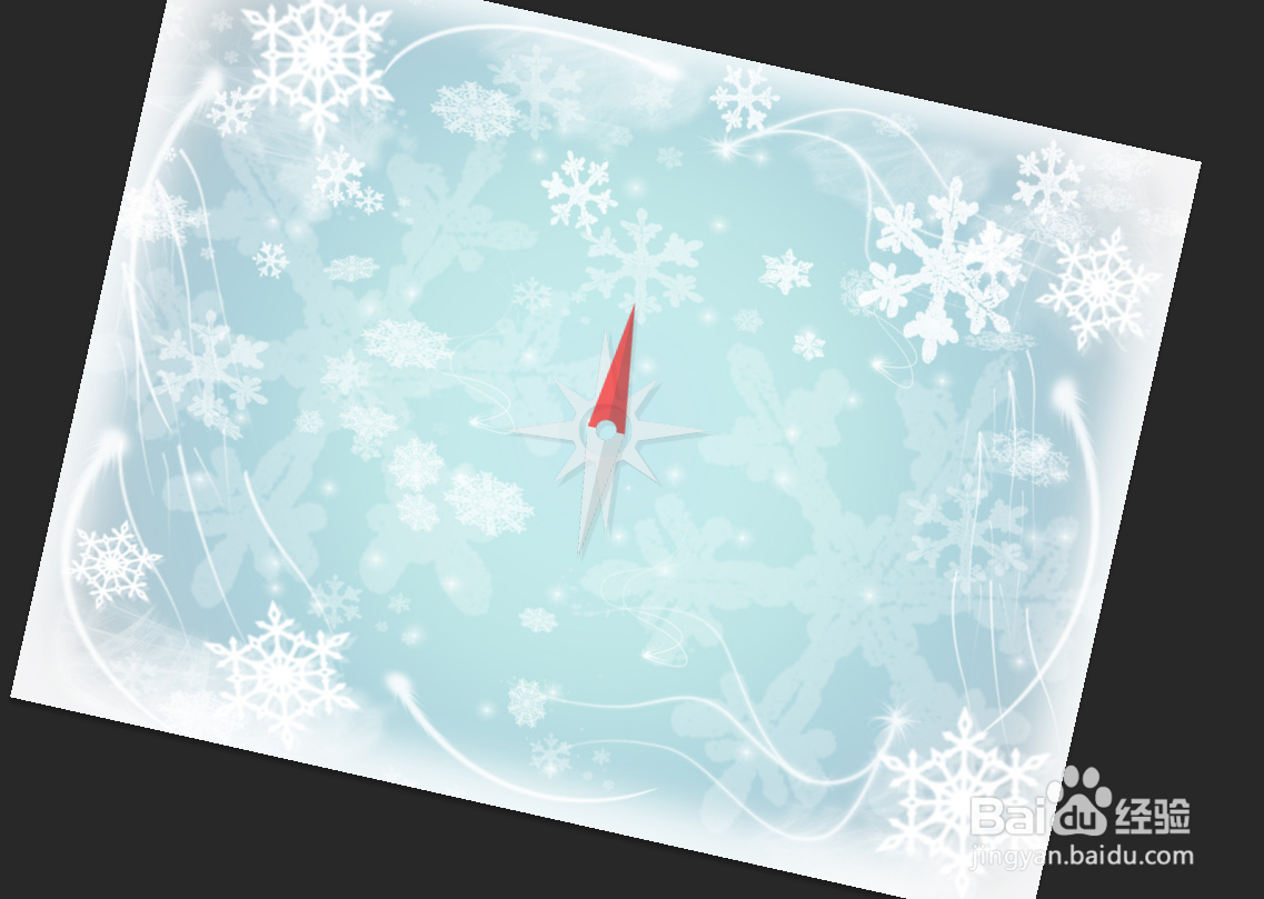 PS怎样进行图片的旋转