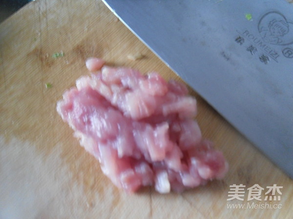 肉末炒架豆的做法