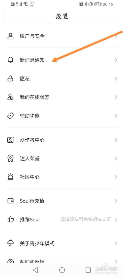 Soul软件怎么开启通知显示消息详情功能?