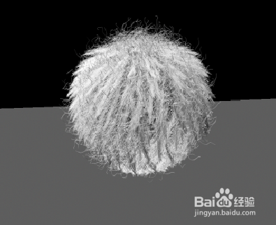 如何用maya做一个白色毛毛球