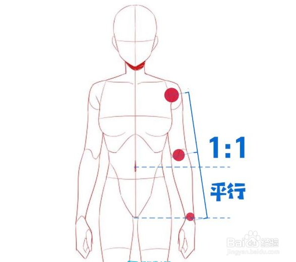 双臂张开的长度差不对是你整个人的身高了