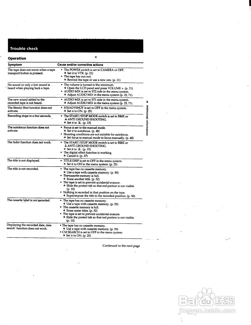 索尼DCR-PC1数码摄像机说明书:[9]