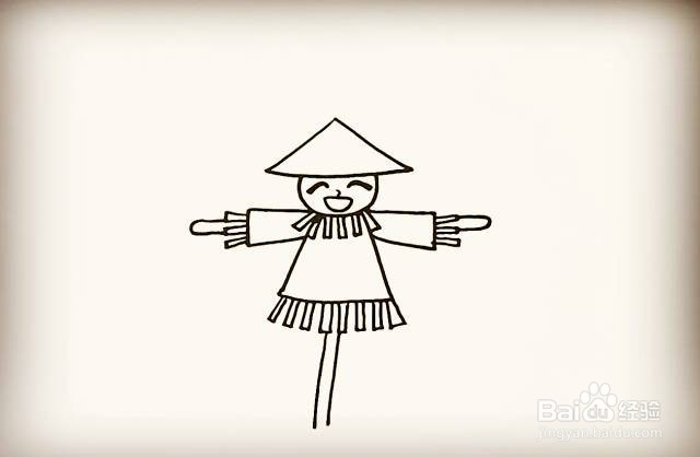稻草人怎么画