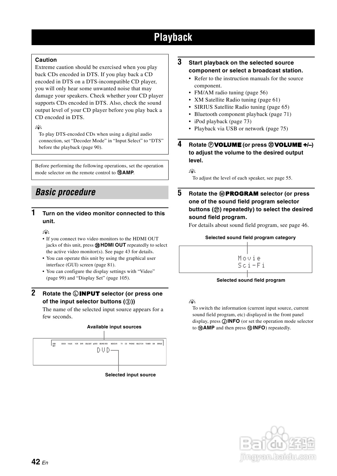 YAMAHA RX-Z7扩音机说明书:[3]