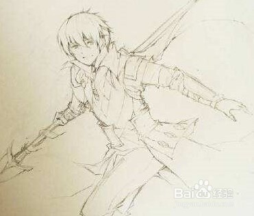 如何画王者荣耀赵云铅笔