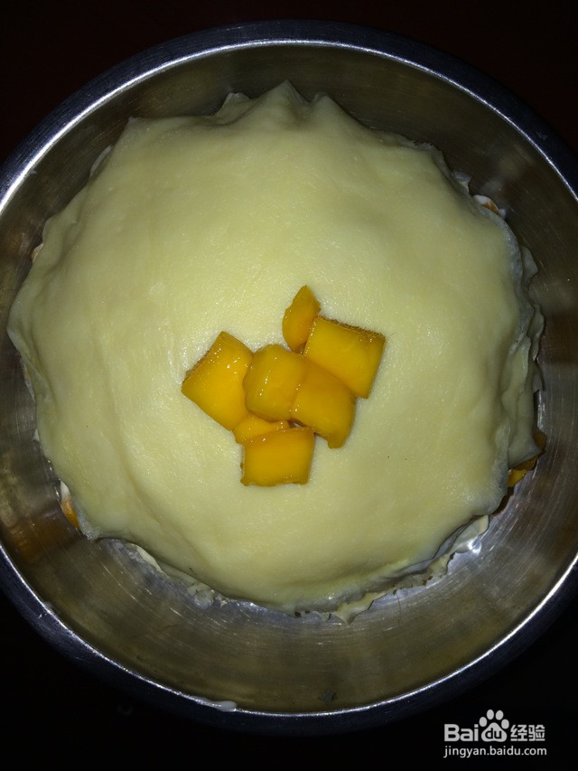 芒果千层蛋糕的做法