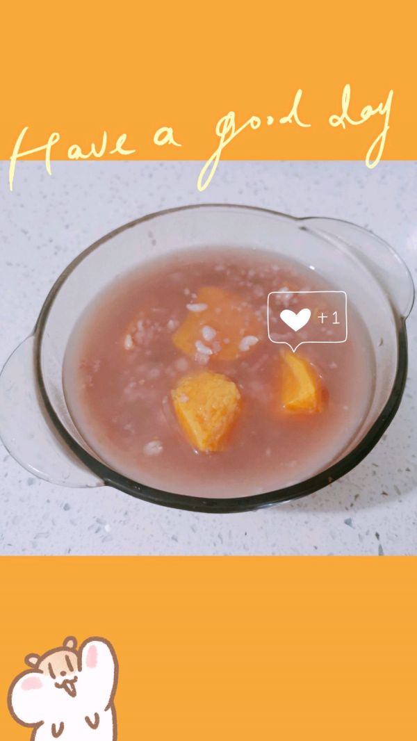 红薯粥暖身暖胃