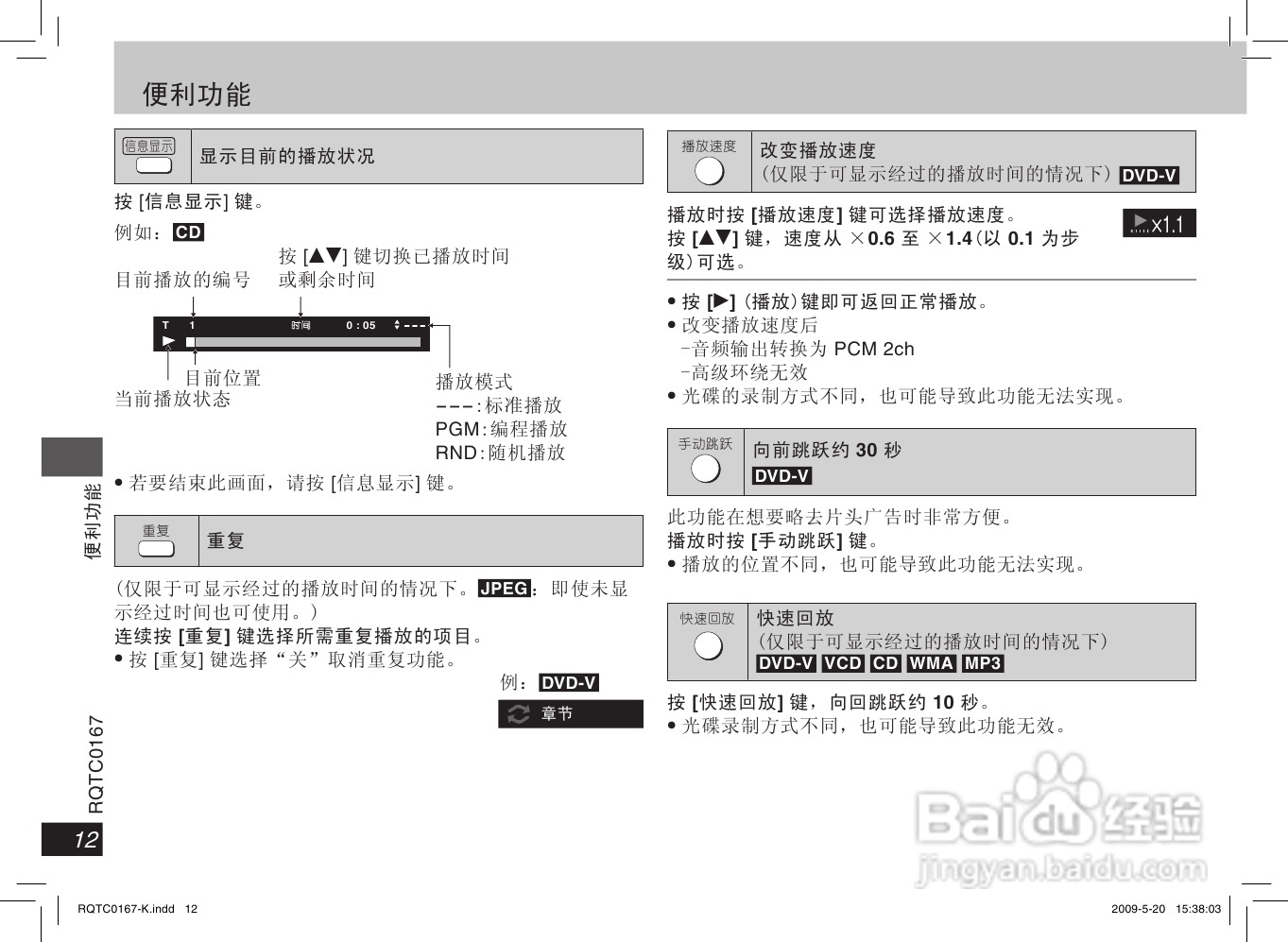松下DVD-S33 DVD播放机使用说明书:[1]