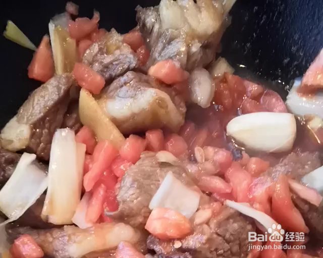 蔬果美食-西红柿炖牛腩的做法