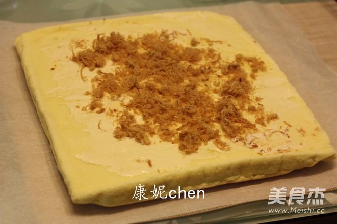 樱花肉松蛋糕卷