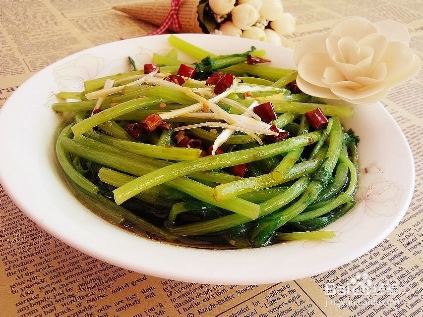 白灼茼蒿怎么做