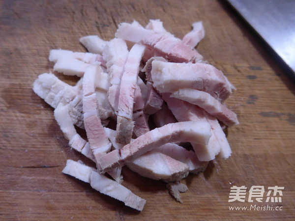 腐竹五花肉炒梅豆