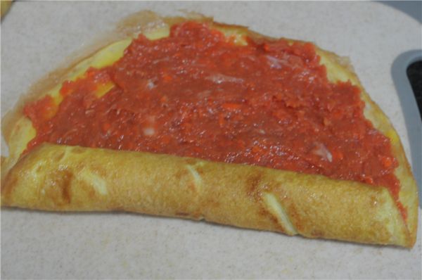 玉米渣花生粥胡萝卜鸡蛋卷