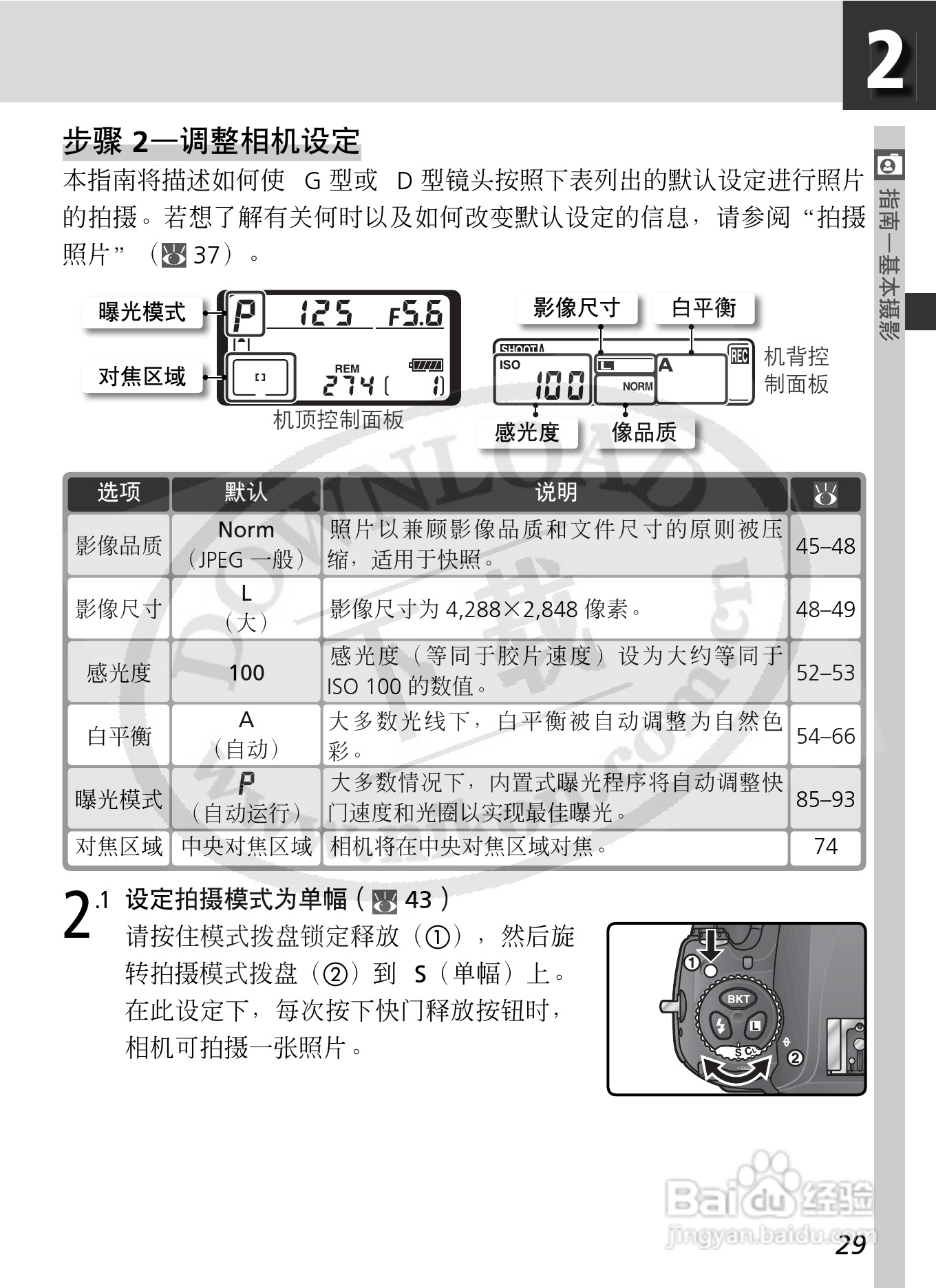 尼康D2X数码相机使用说明书:[5]