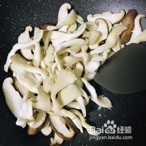 素菜青菜炒蘑菇