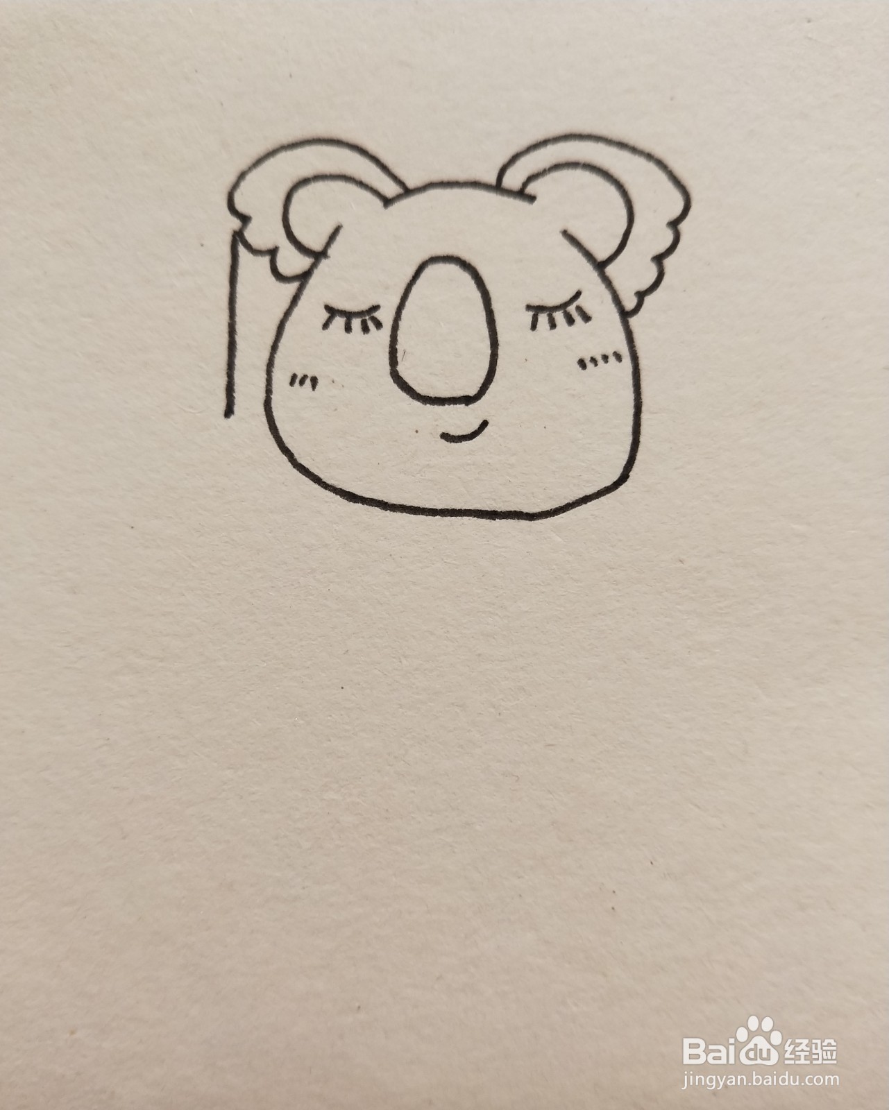 怎样画简笔画——考拉宝宝