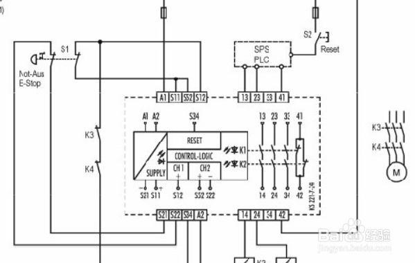 安全继电器原理及接法
