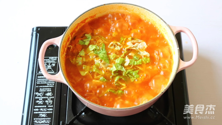 红果家菜谱之茄汁疙瘩汤