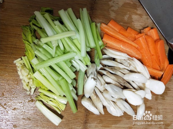 菌菇素炒的做法
