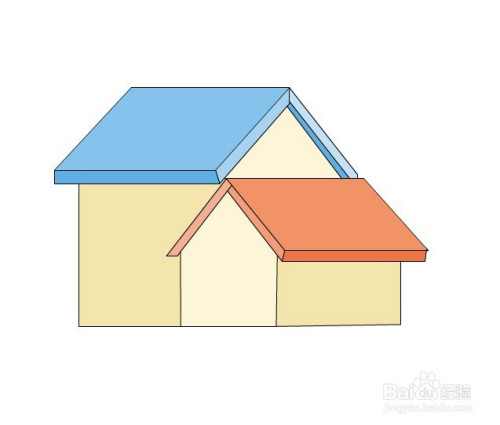 flash绘制两个简单房子的教程