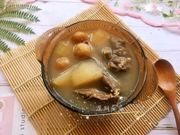 雪梨无花果猪肺汤