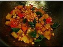 素炒五色山药
