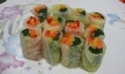 教你做好吃的翡翠彩蔬卷