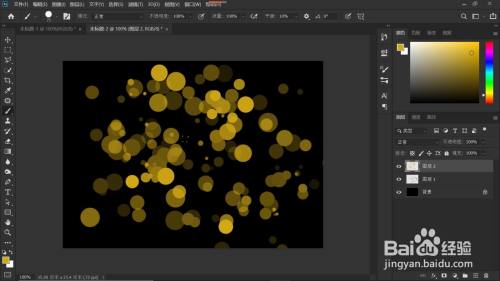 PS教程:如何设置唯美的光斑画笔?